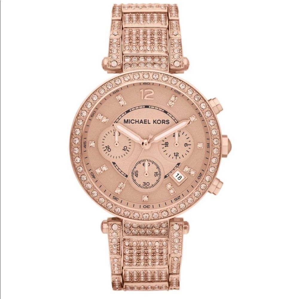Michael Kors Women's Chronograph Rose Gold Watch